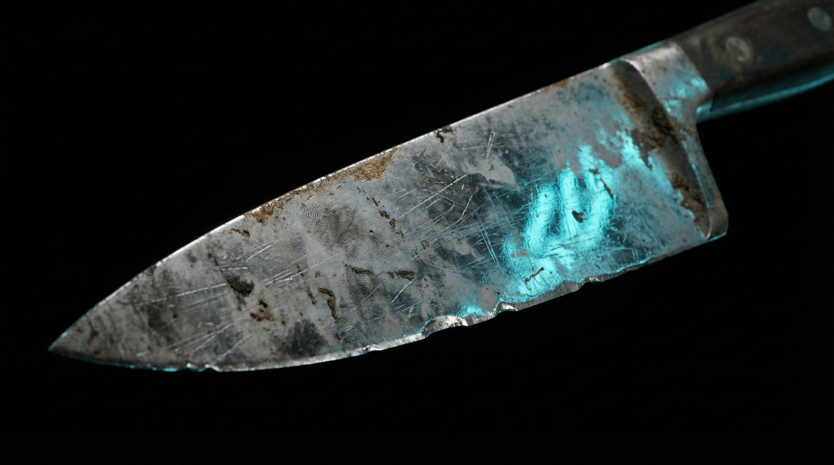 Faca antes da afiação